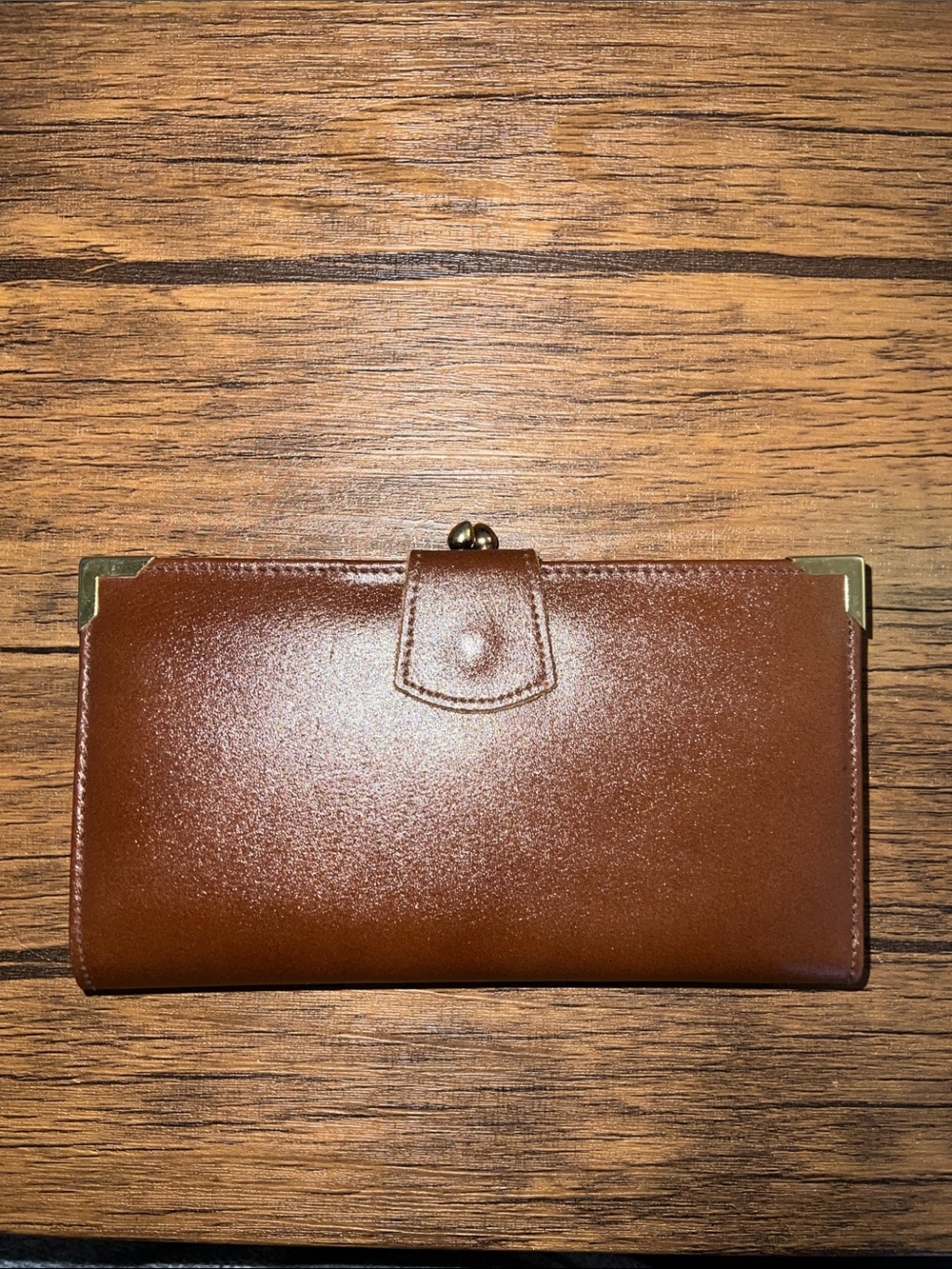 Vintage Genuine Brown Leather Made in England Wallet- OS